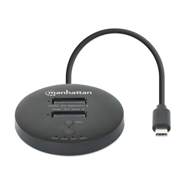 Manhattan Gabinete de Disco Duro 130752 M.2, M.2, USB-C 2.0