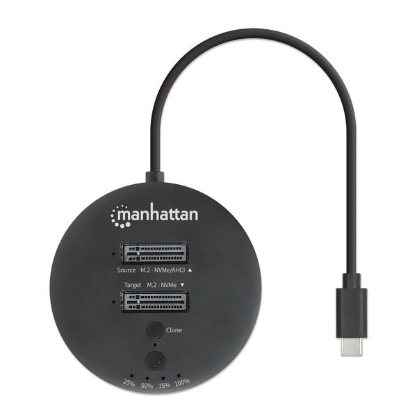 Manhattan Gabinete de Disco Duro 130752 M.2, M.2, USB-C 2.0