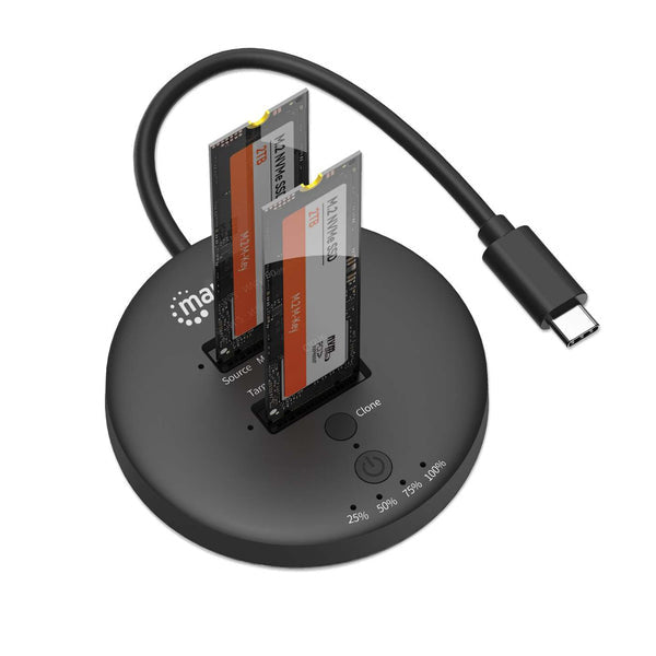 Manhattan Gabinete de Disco Duro 130752 M.2, M.2, USB-C 2.0