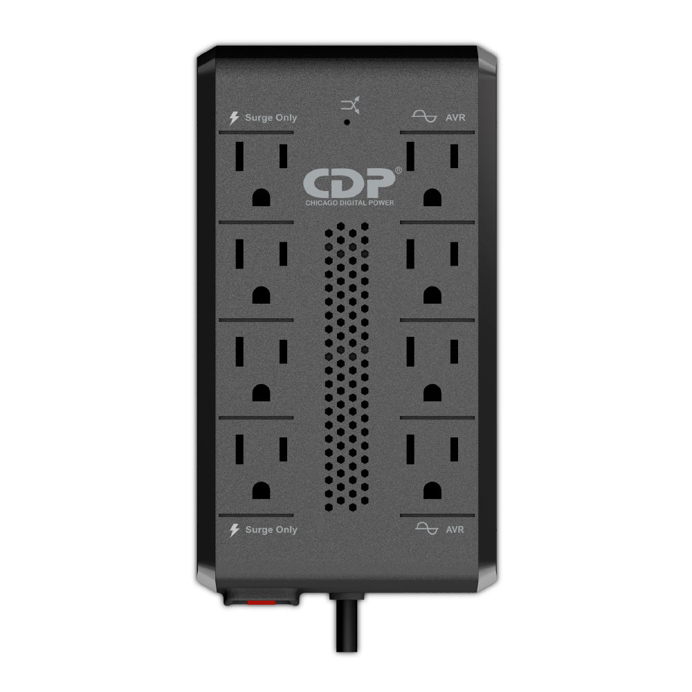 CDP RAVR1408 1410VA/700W AVR 8 SALIDAS 175 JULIOS 120 VAC