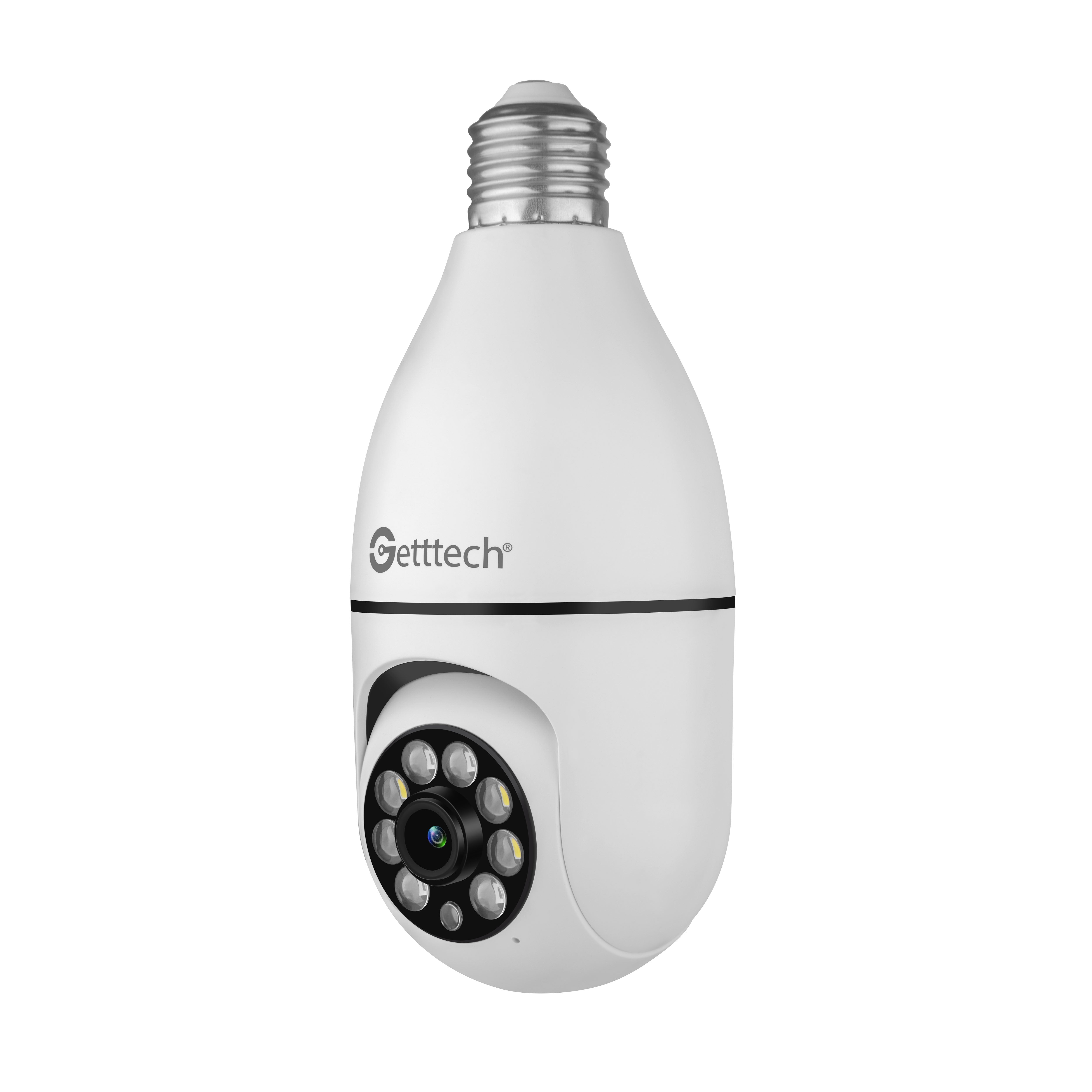 Getttech Cámara de Seguridad IP Smart WiFi Domo para Interiores GEC-WBUB2, Inalámbrico, 1920x1080 Full HD, Día/Noche