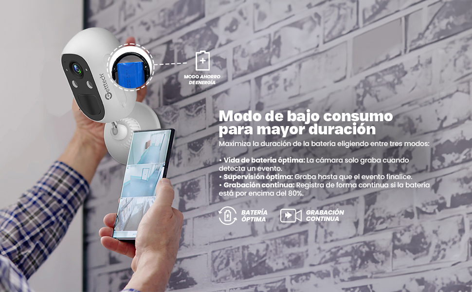 Getttech Cámara de Seguridad IP Smart WiFi Cubo IR para Interiores GEC-WBWL4, Alámbrico/Inalámbrico, 2560 x 1440 Pixeles, Día/Noche