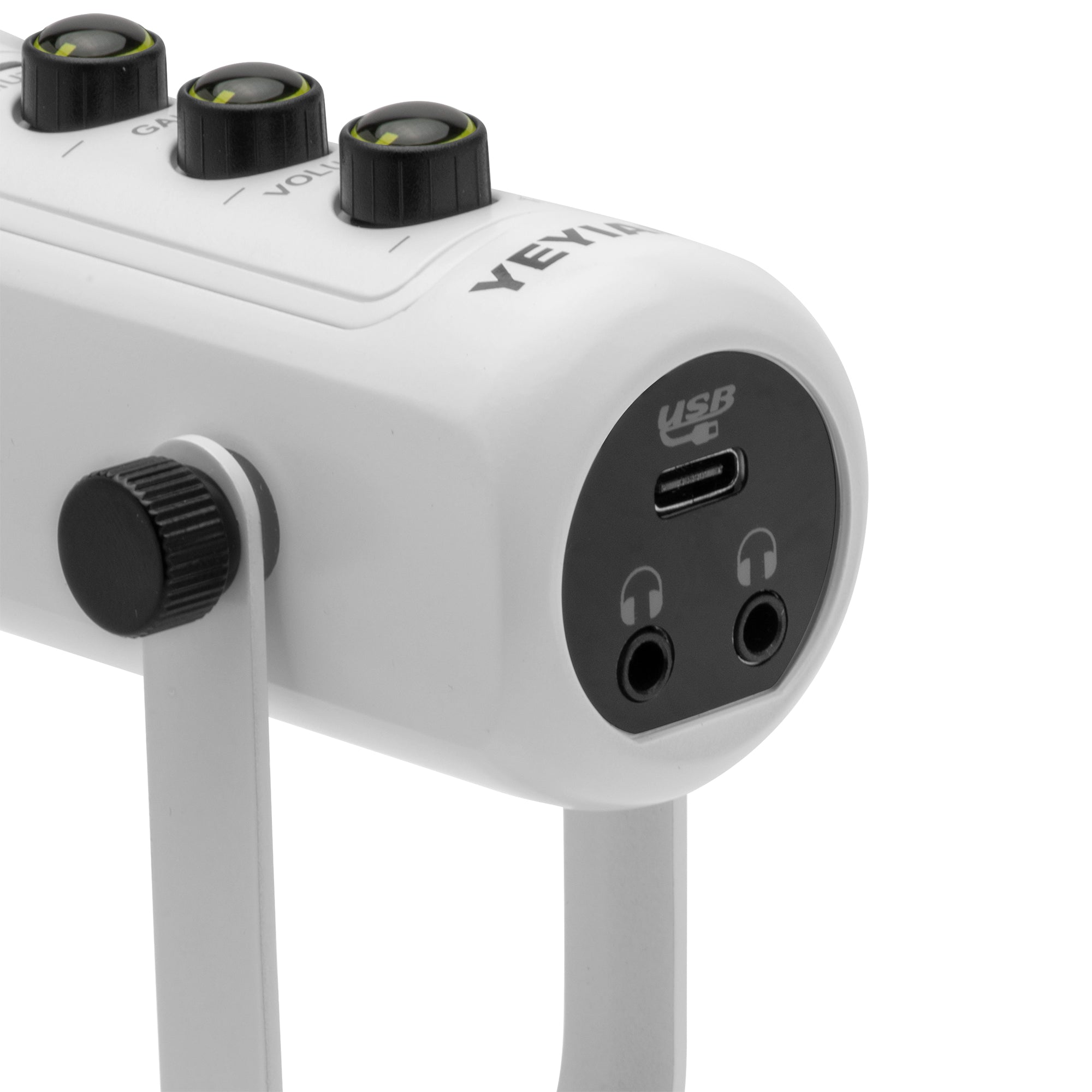Micrófono PC Gamer Yeyian, Micrófono USB Condensador con Cancelación de Ruido, USB Tipo-C,