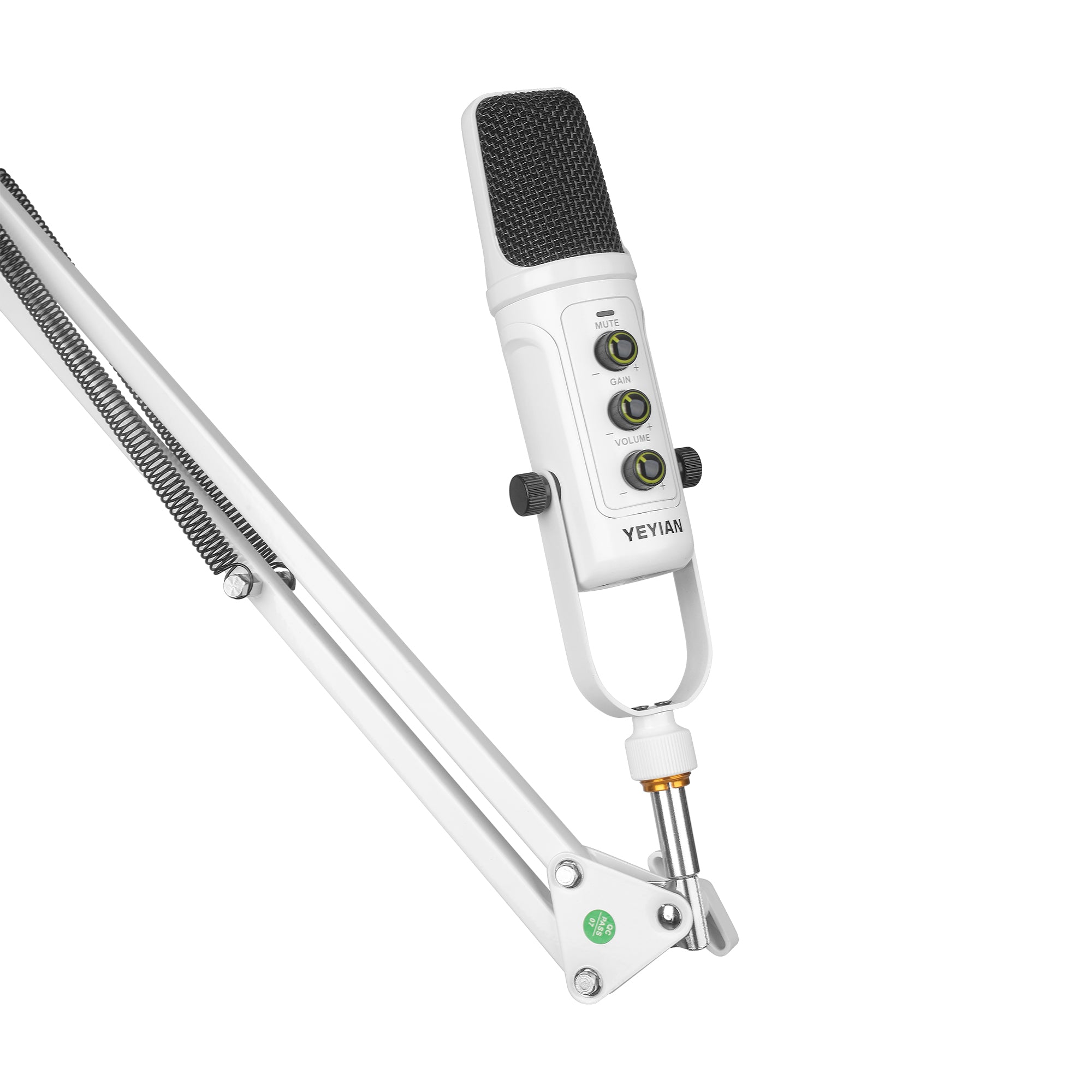 Micrófono PC Gamer Yeyian, Micrófono USB Condensador con Cancelación de Ruido, USB Tipo-C,