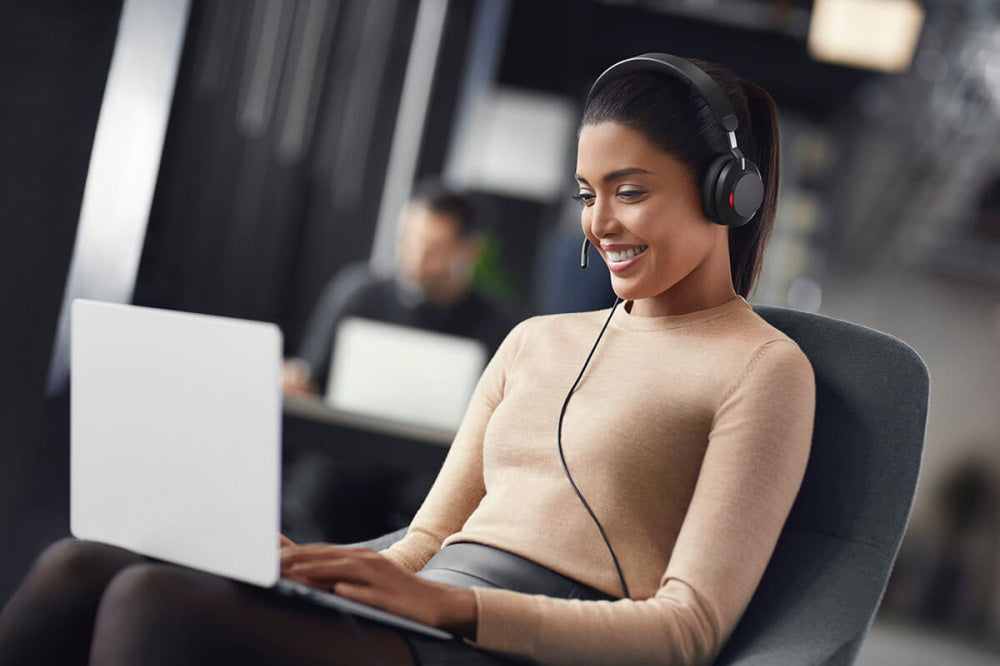 Jabra Audífonos Evolve2 40 SE, Alámbrico, USB-A/USB-C