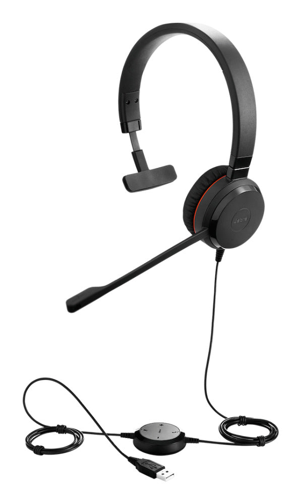 Jabra Audífonos Evolve 30 ll, Alámbrico, 3.5mm/USB