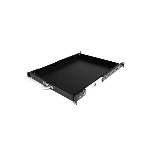 ESTANTE CHAROLA 1U DESLIZANTE TELESCOPICA PARA GABINETE RACK DE S