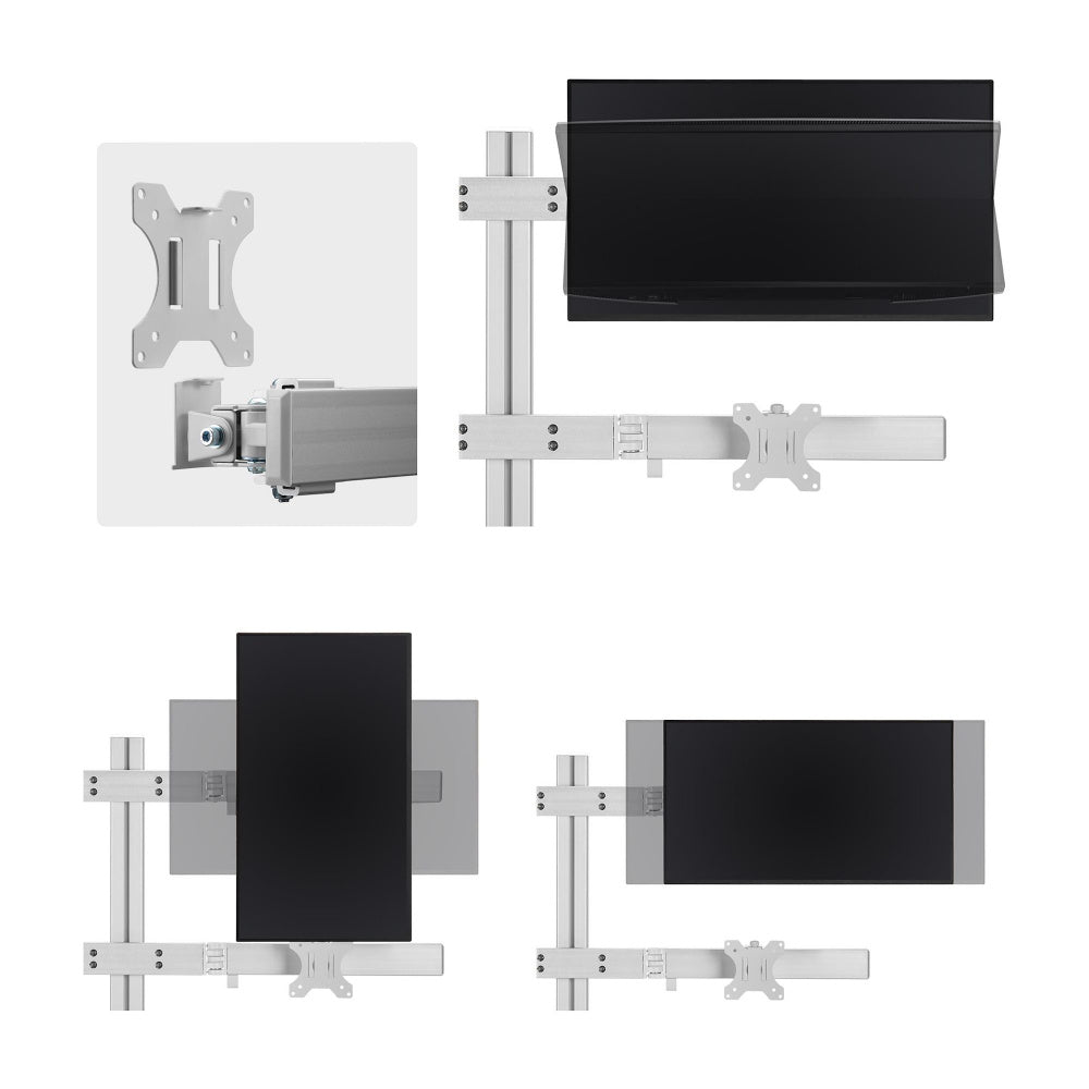 MONITOR DESK STAND ARM FOR 6 MONITORS MAX 32IN 8KG