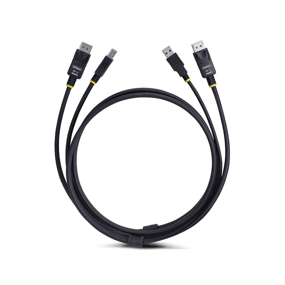 StarTech.com Cable KVM DU12210-KVM-CABLE, DisplayPort/USB-A Macho - DisplayPort/USB Macho, 3 Metros