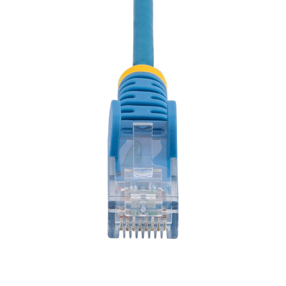 StarTech.com Cable Ethernet CAT6 Delgado de 7m Azul - UTP - Cobre Puro - 28AWG - RJ45 - Snagless -