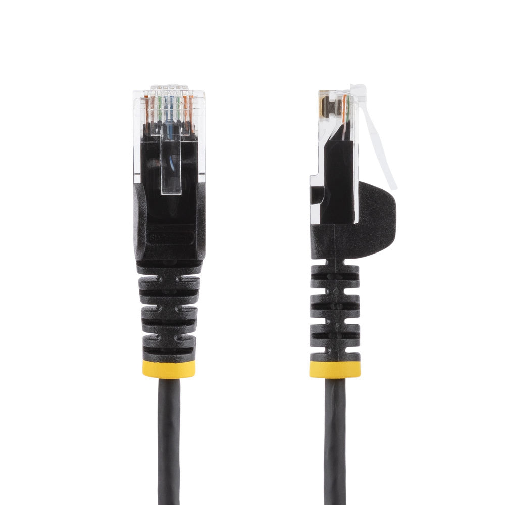 StarTech.com Cable Ethernet CAT6 Delgado de 10m Negro - UTP - Cobre Puro - 28AWG - RJ45 - Snagless