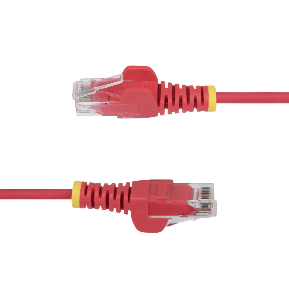 StarTech.com Cable Ethernet CAT6 Delgado de 10m Rojo - UTP - Cobre Puro - 28AWG - RJ45 - Snagless -