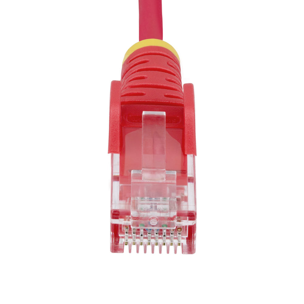 StarTech.com Cable Ethernet CAT6 Delgado de 10m Rojo - UTP - Cobre Puro - 28AWG - RJ45 - Snagless -