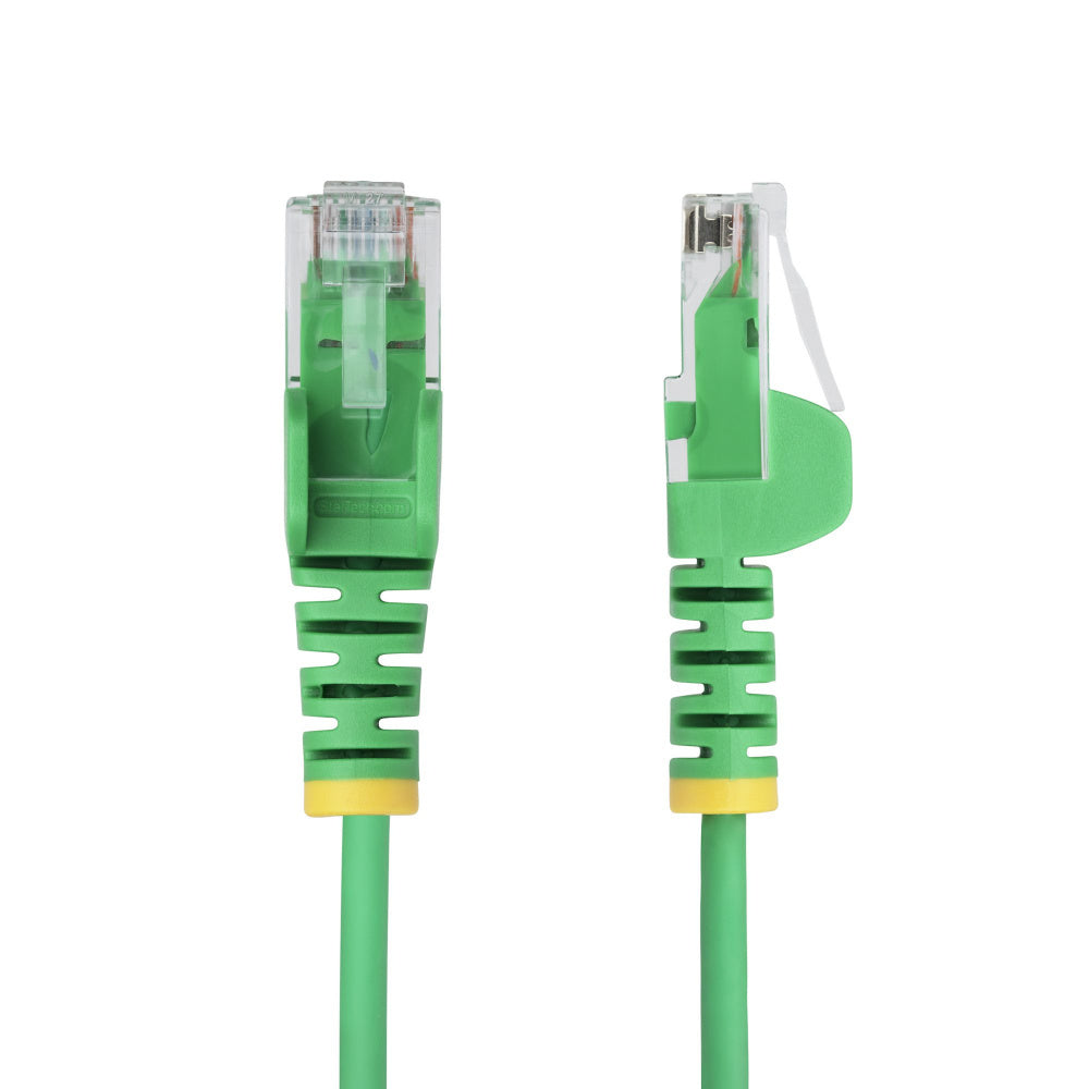 CABLE ETHERNET CAT6 DELGADO 15M VERDE - SNAGLESS LSZH