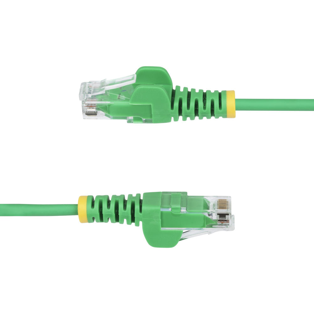 CABLE ETHERNET CAT6 DELGADO 15M VERDE - SNAGLESS LSZH