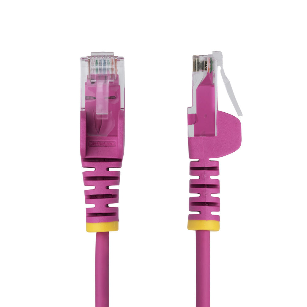 StarTech.com Cable Patch Cat6 UTP Blindado RJ-45 Macho - RJ-45 Macho, 15 Metros, Rosa
