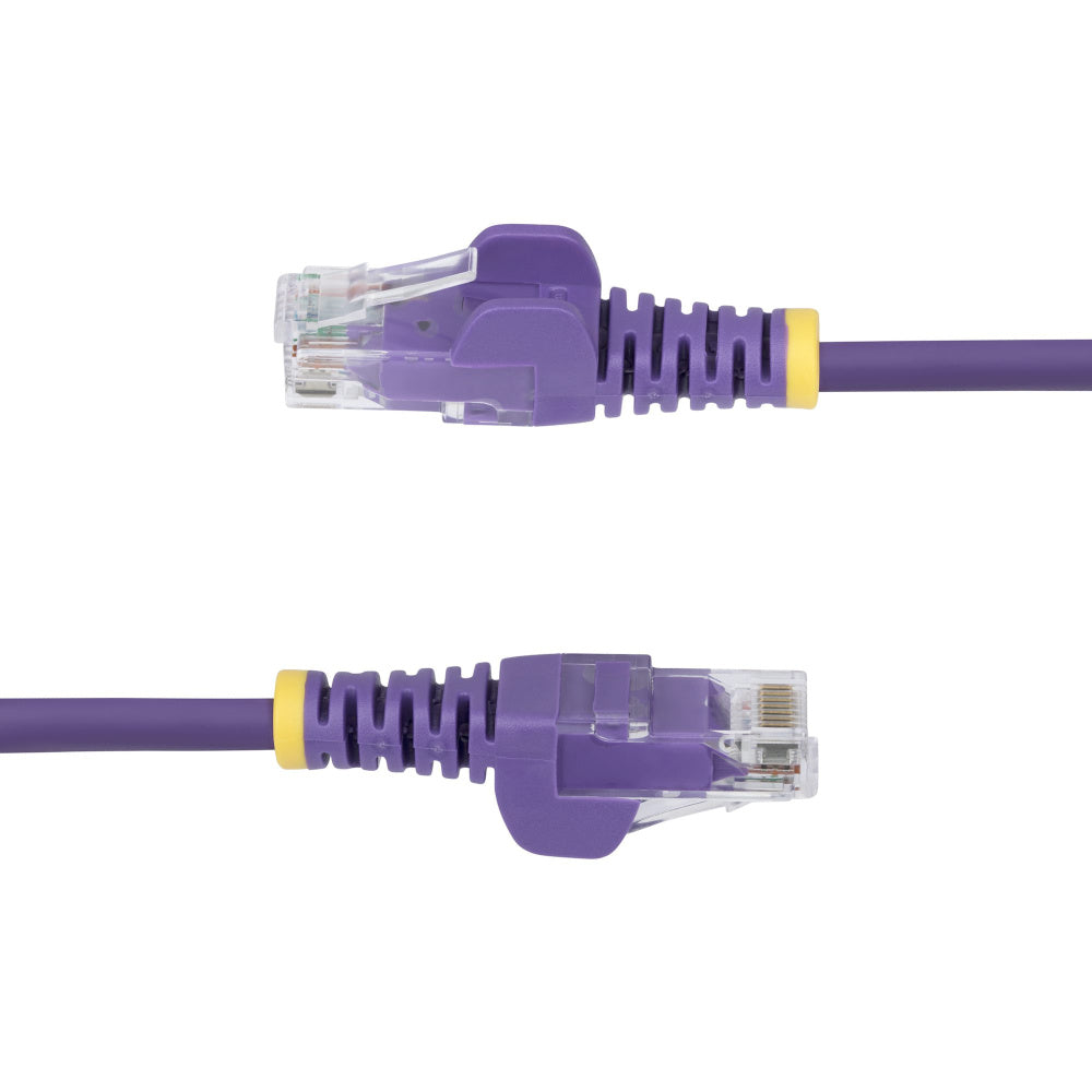 ETHERNET CABLE CAT6 SLIM 15M PURPLE - SNAGLESS LSZH
