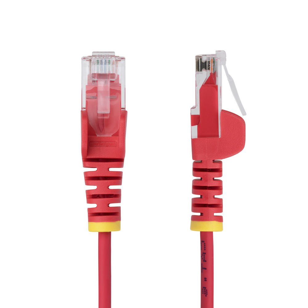 ETHERNET CABLE CAT6 SLIM 15M RED - SNAGLESS LSZH