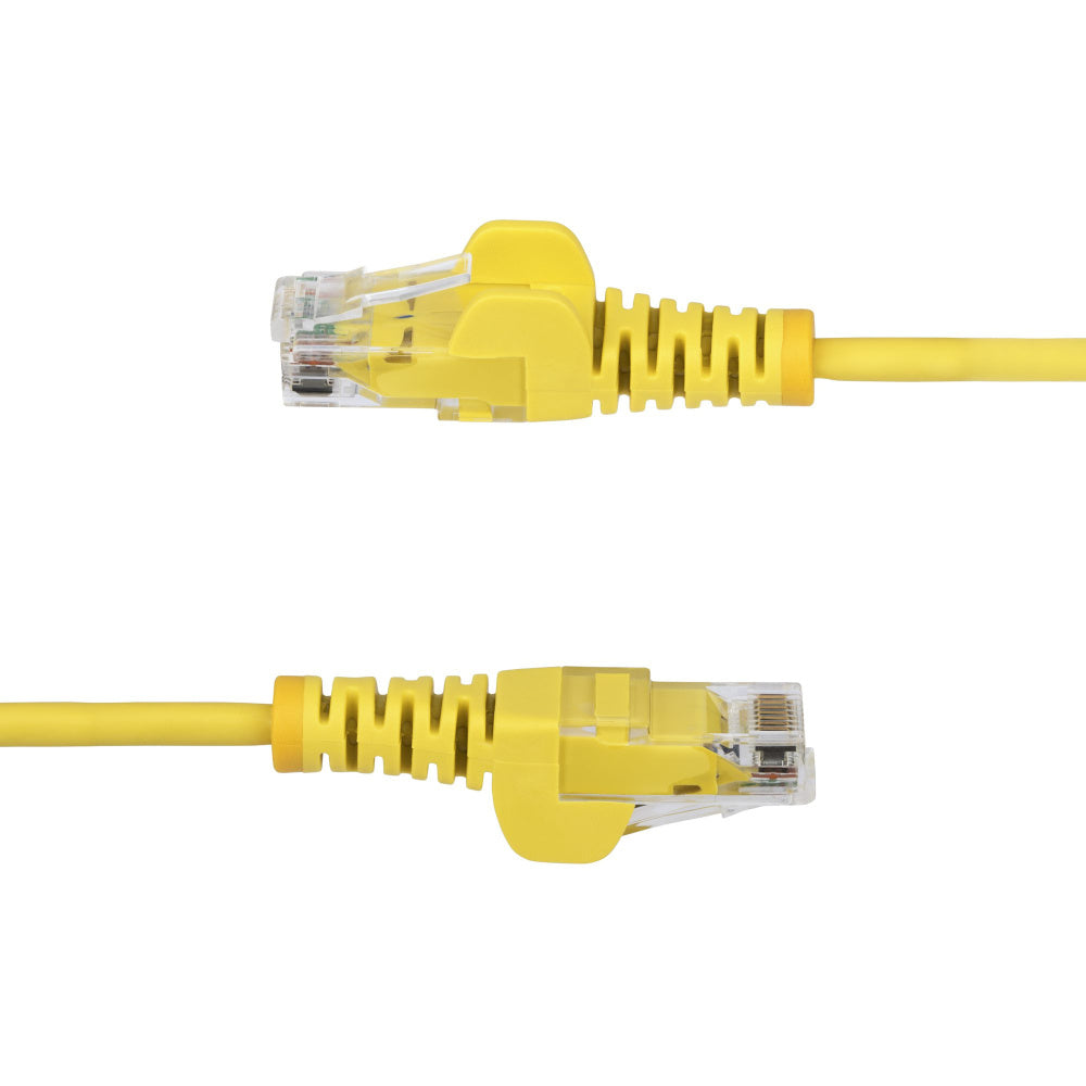 ETHERNET CABLE CAT6 SLIM 15M YELLOW - SNAGLESS LSZH