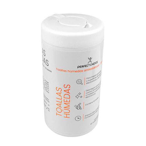 Perfect Choice Toallas Húmedas PC-030379, 50 Piezas