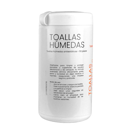 Perfect Choice Toallas Húmedas PC-030379, 50 Piezas