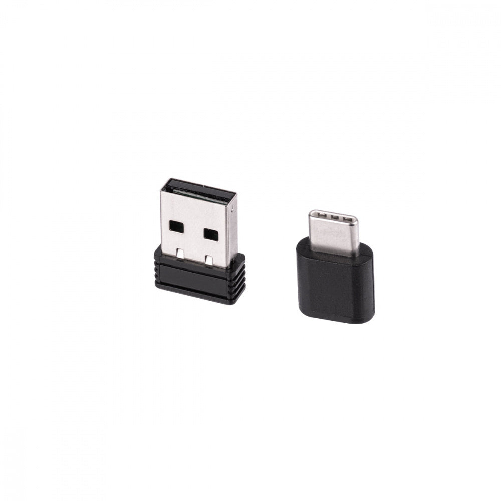 MOUSE RECARGABLE  NEGRO CON CON EXCIN TIPO C Y USB A CON MOUSE PAD