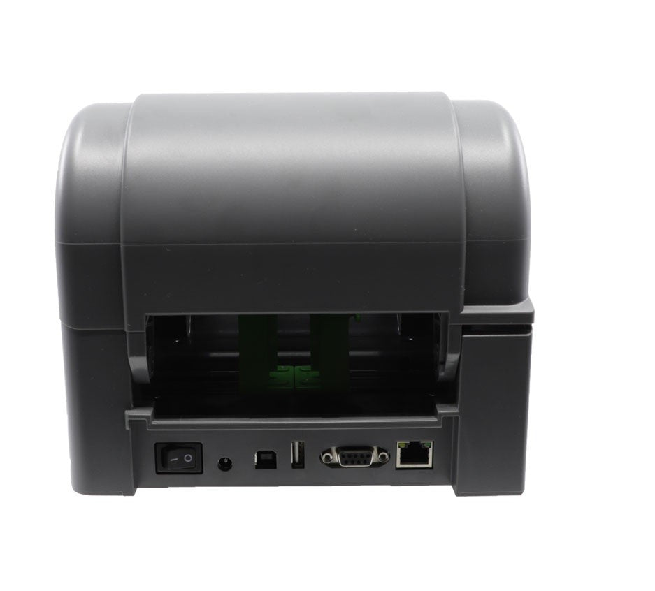 Impresora de escritorio de transferencia térmica de 4 pulgadas con USB/Host USB/serie/LAN Ethernet