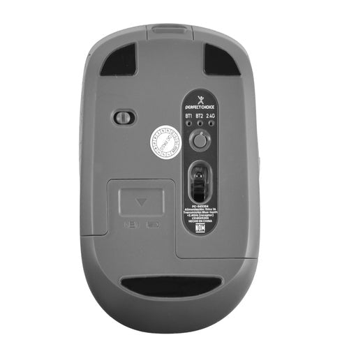 Mouse Perfect Choice Orion - Frecuencia Bluetooth/Radio - Negro - Inalámbrico - 10m - 2.40GHz -
