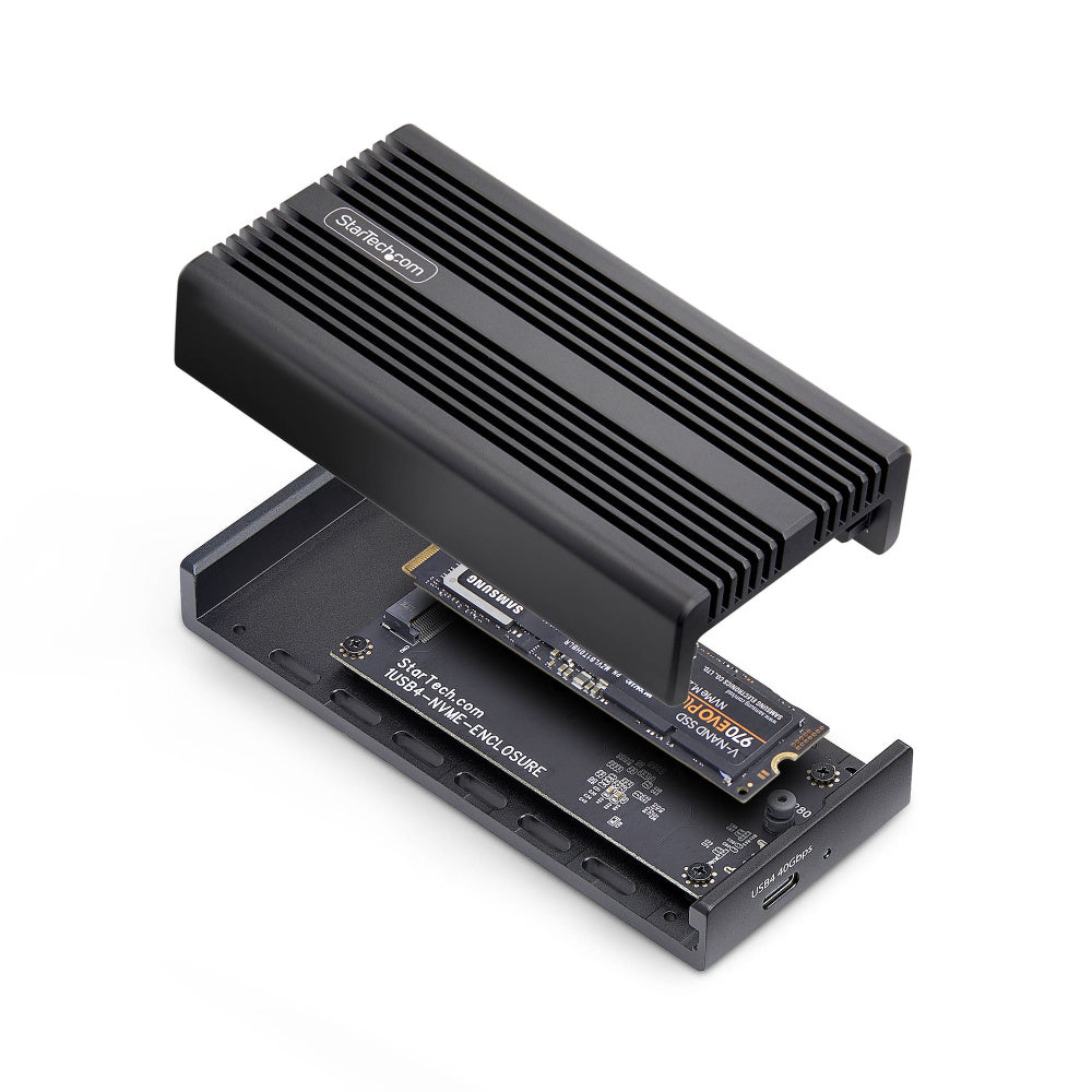 StarTech.com Gabinete para SSD 1USB4-NVME-ENCLOSURE M.2, USB-C, M.2