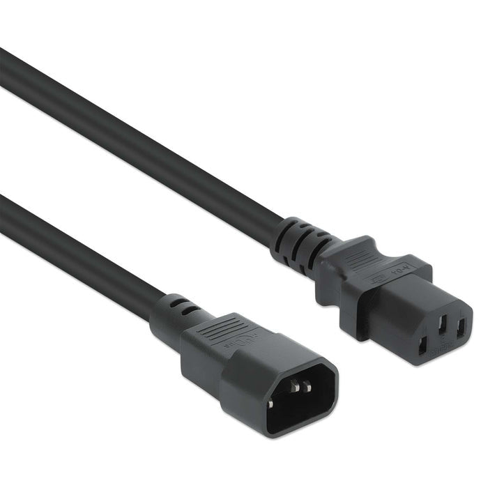 Cable de extensión de alimentación C13 a C14, 3 m, Cable de alimentación con conector C13 hembra a
