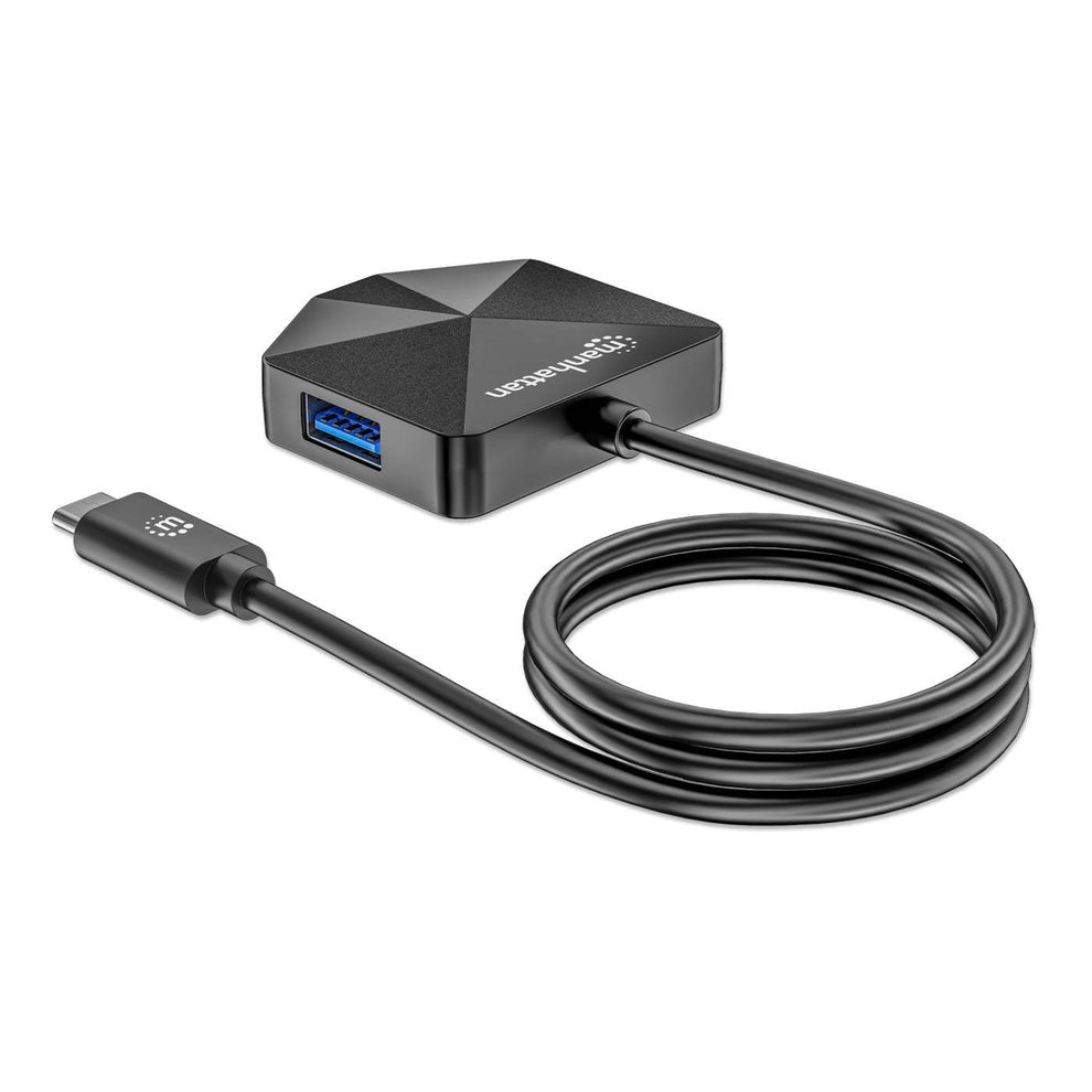 Manhattan Hub USB-C - USB-A 3.2, USB-C, 5 Gbit/s