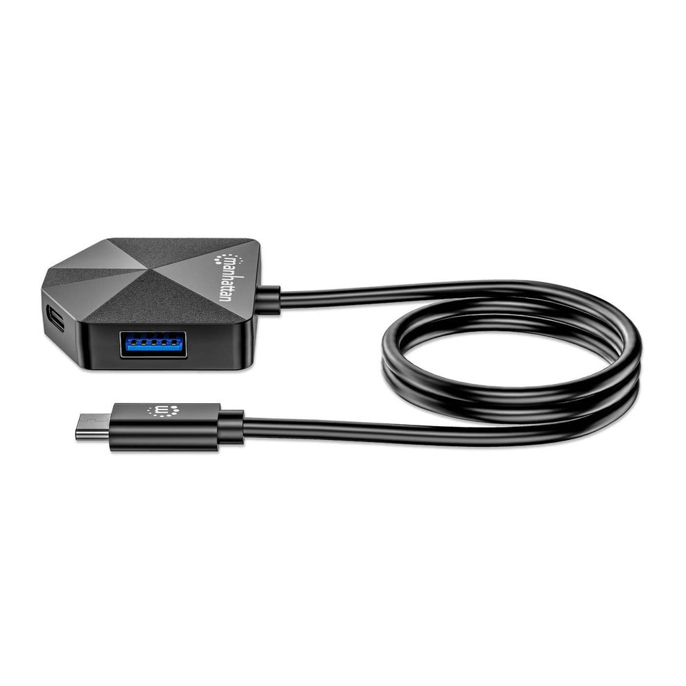 Manhattan Hub USB-C - USB-A 3.2, USB-C, 5 Gbit/s