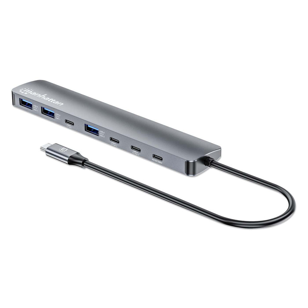 Manhattan Hub USB-C - USB-A 3.2, USB-C, 10 Gbit/s