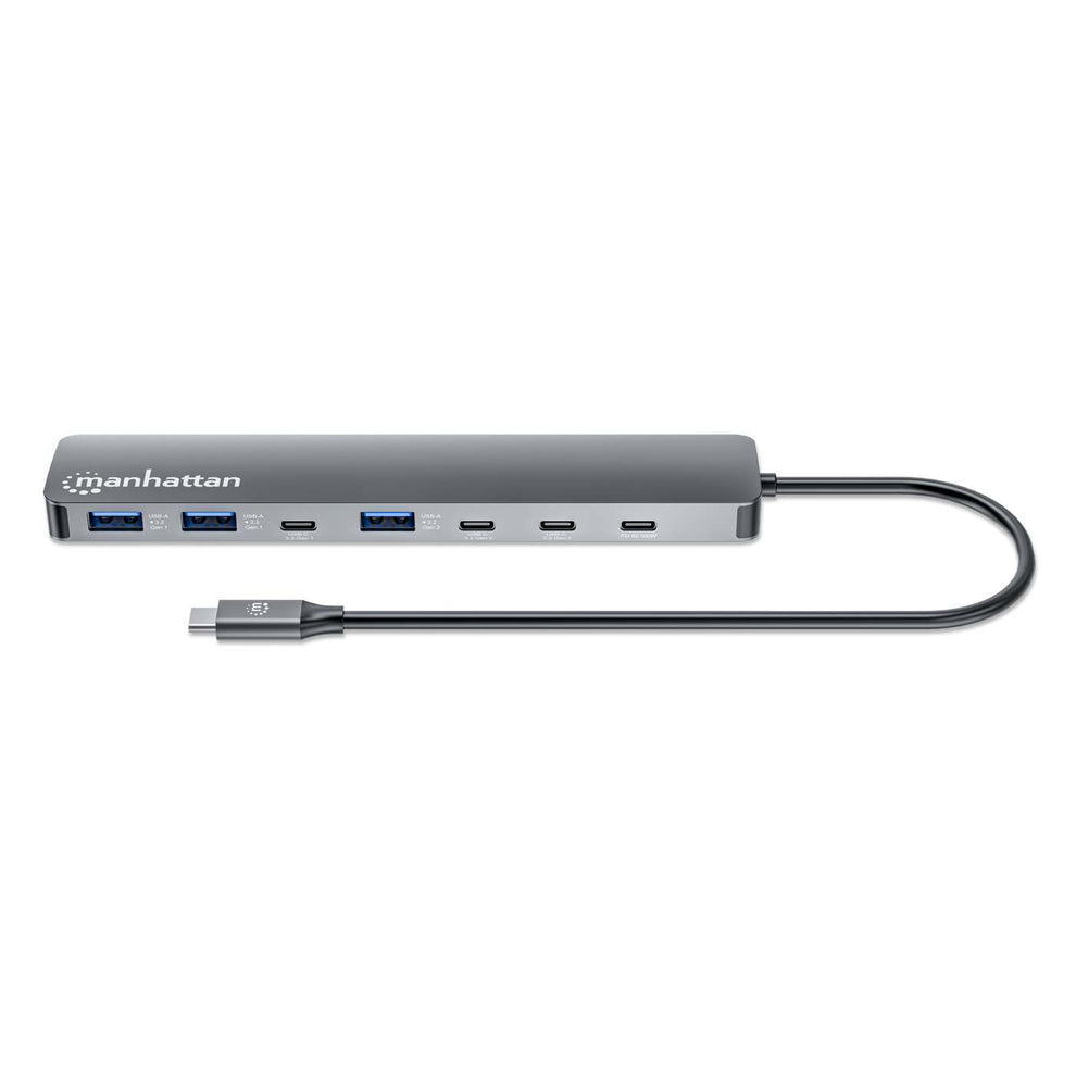 Manhattan Hub USB-C - USB-A 3.2, USB-C, 10 Gbit/s