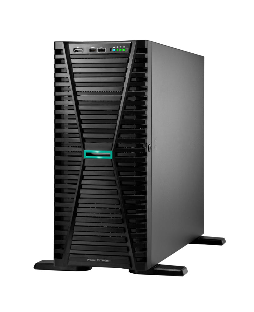 Servidor HPE ProLiant ML110 Gen11, Intel Xeon Bronze 3508U, 32GB DDR5, 8TB, 2.5/3.5