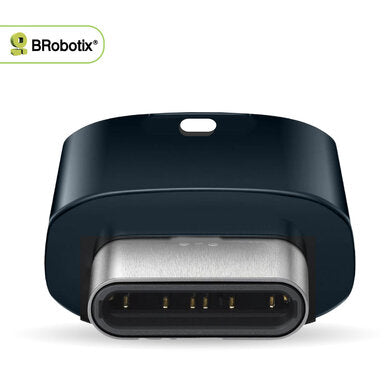 BROBOTIX LECTOR DE TARJETAS MICROSD A USB-C, VERSIÓN 2.0, CUENTA CON INDICADOR LED , PLUG AND PLAY.