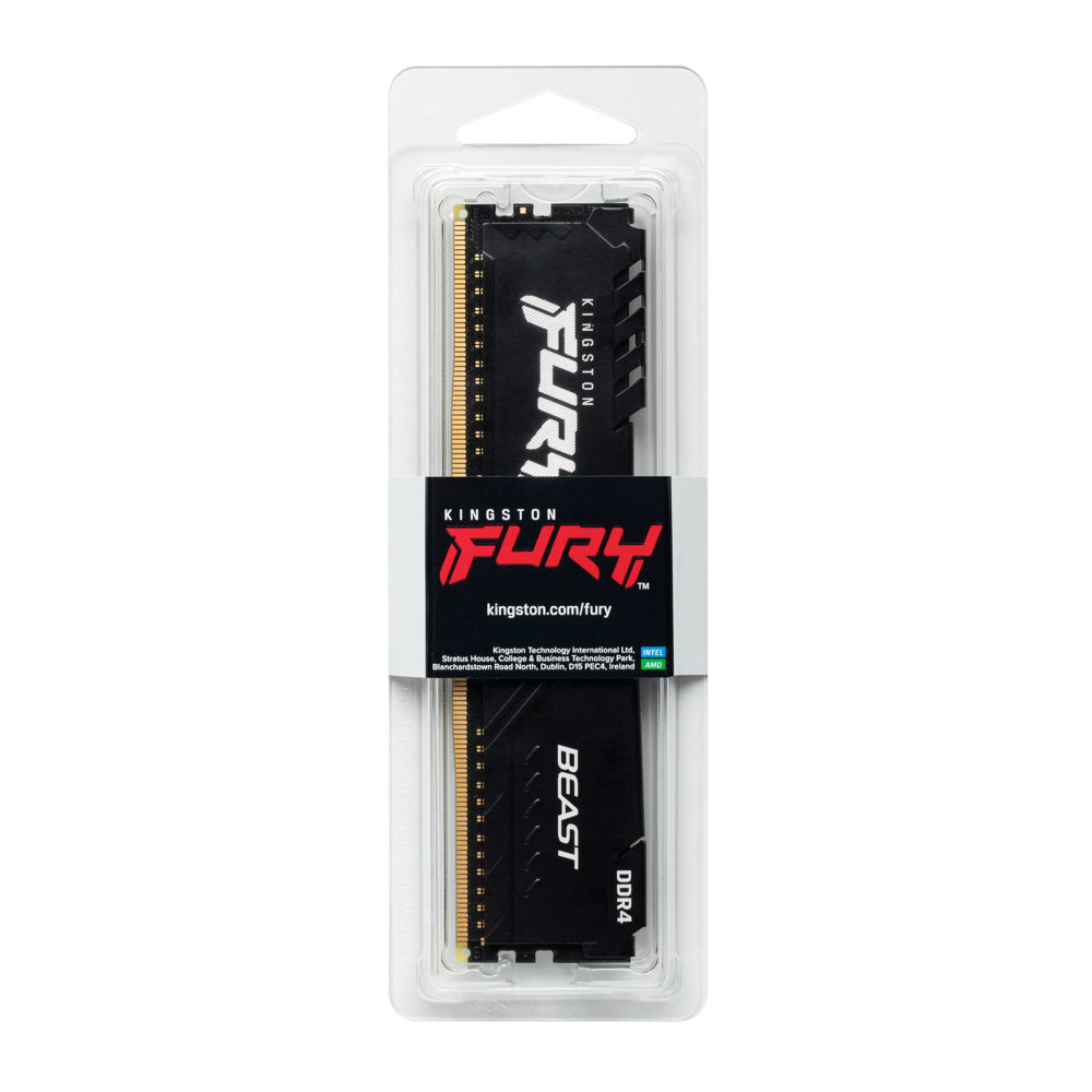 RAM FURY BEAST DIMM 8GB DDR4 3600 MHZ CL17 BLACK RGB