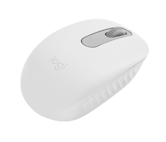 Mouse Logitech M196 - Bluetooth - Óptico - Blanco crudo - Inalámbrico - 10m - 1000 dpi - Rueda de