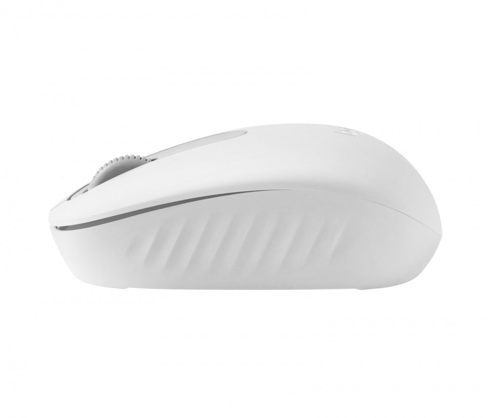 Mouse Logitech M196 - Bluetooth - Óptico - Blanco crudo - Inalámbrico - 10m - 1000 dpi - Rueda de