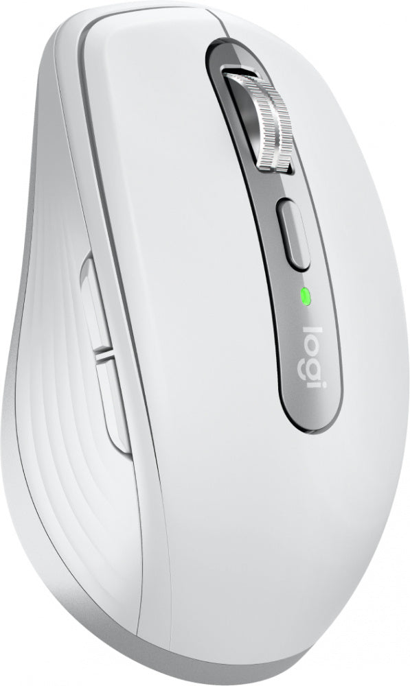 Mouse Logitech Óptico MX Any where 3S, Recargable, Inalámbrico, USB, 8000PDI, Gris Pálido