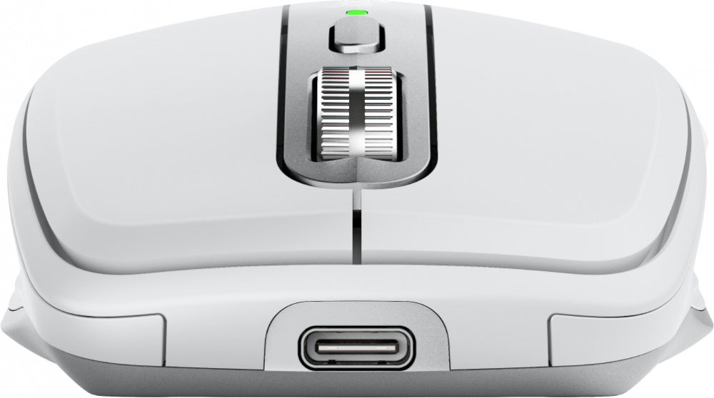 Mouse Logitech Óptico MX Any where 3S, Recargable, Inalámbrico, USB, 8000PDI, Gris Pálido