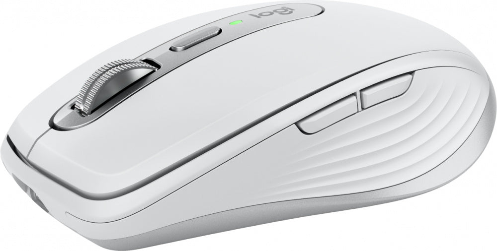 Mouse Logitech Óptico MX Any where 3S, Recargable, Inalámbrico, USB, 8000PDI, Gris Pálido