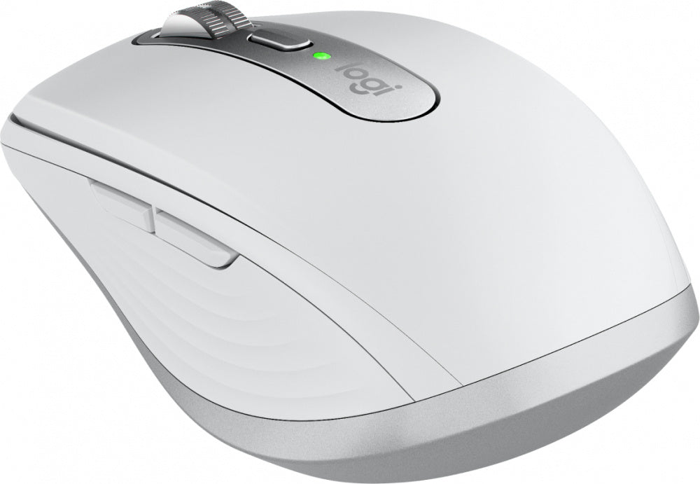 Mouse Logitech Óptico MX Any where 3S, Recargable, Inalámbrico, USB, 8000PDI, Gris Pálido