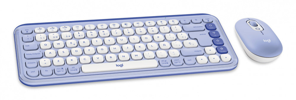 Teclado y ratón Logitech POP Icon Combo - QWERTY - Español - Inalámbrico Bluetooth Teclado -