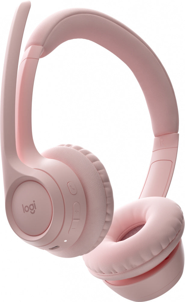 Logitech Audífonos con Micrófono Zone 300, Bluetooth, Inalámbrico, USB-C, Rosa