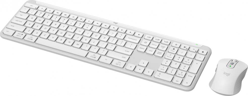 KIT TECLADO Y MOUSE LOGITECH MK950 OFF-WHITE SILENT TOUCH USB BO