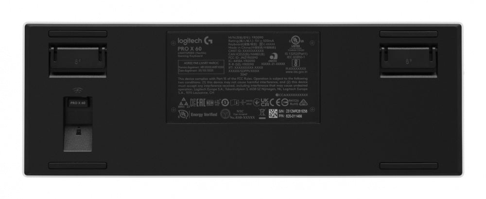 Logitech G PRO X 60 Teclado gaming - Con cable/Inalámbrico Conectividad - USB 2.0 Tipe A Interfaz -
