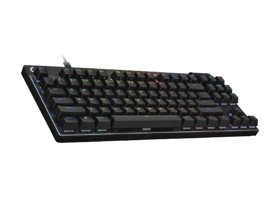 Logitech G PRO X TKL Teclado gaming - Cable Conectividad - USB Tipo C Interfaz - RGB LED - Negro -