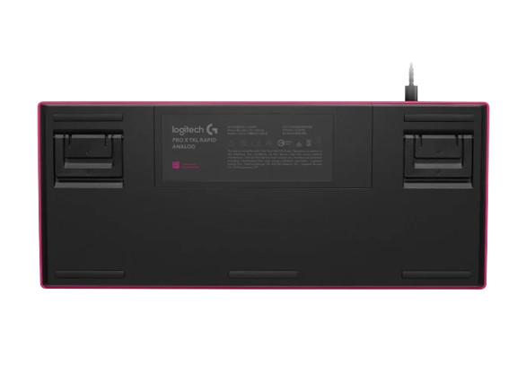 Logitech G PRO X TKL Teclado gaming - Cable Conectividad - USB Tipo C Interfaz - RGB LED - Magenta