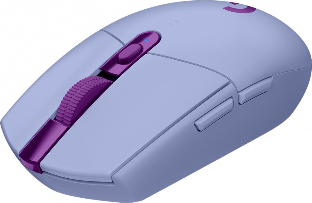 Mouse Gamer Logitech Óptico G305, Inalámbrico, USB, 12.000DPI, Lila